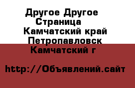 Другое Другое - Страница 2 . Камчатский край,Петропавловск-Камчатский г.